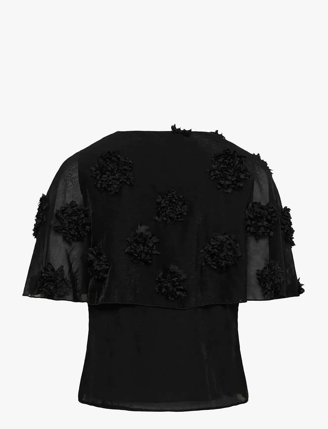 Karen By Simonsen - KBFrederikke Blouse - short-sleeved blouses - meteorite - 2