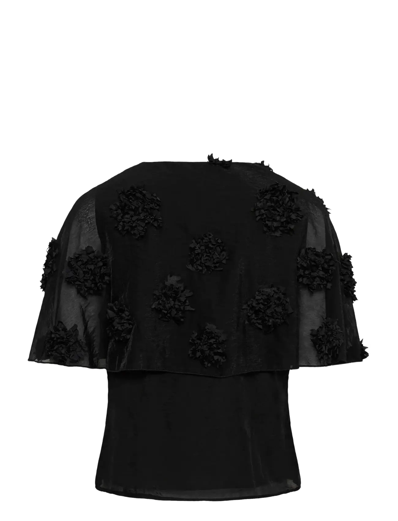Karen By Simonsen - KBFrederikke Blouse - kortærmede bluser - meteorite - 2