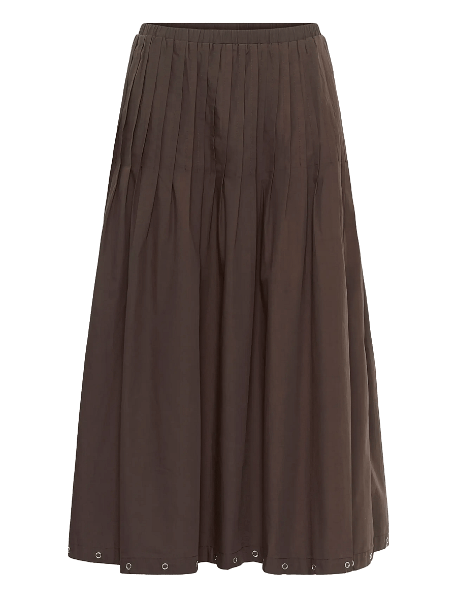 Karen By Simonsen - KBVicky Skirt - faltenröcke - chocolate martini - 1