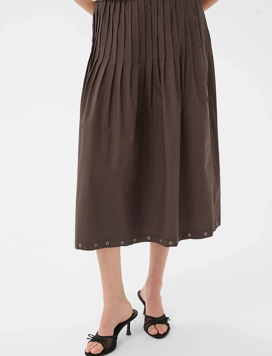 Karen By Simonsen - KBVicky Skirt - faltenröcke - chocolate martini - 3