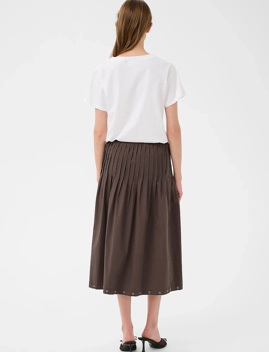 Karen By Simonsen - KBVicky Skirt - faltenröcke - chocolate martini - 4