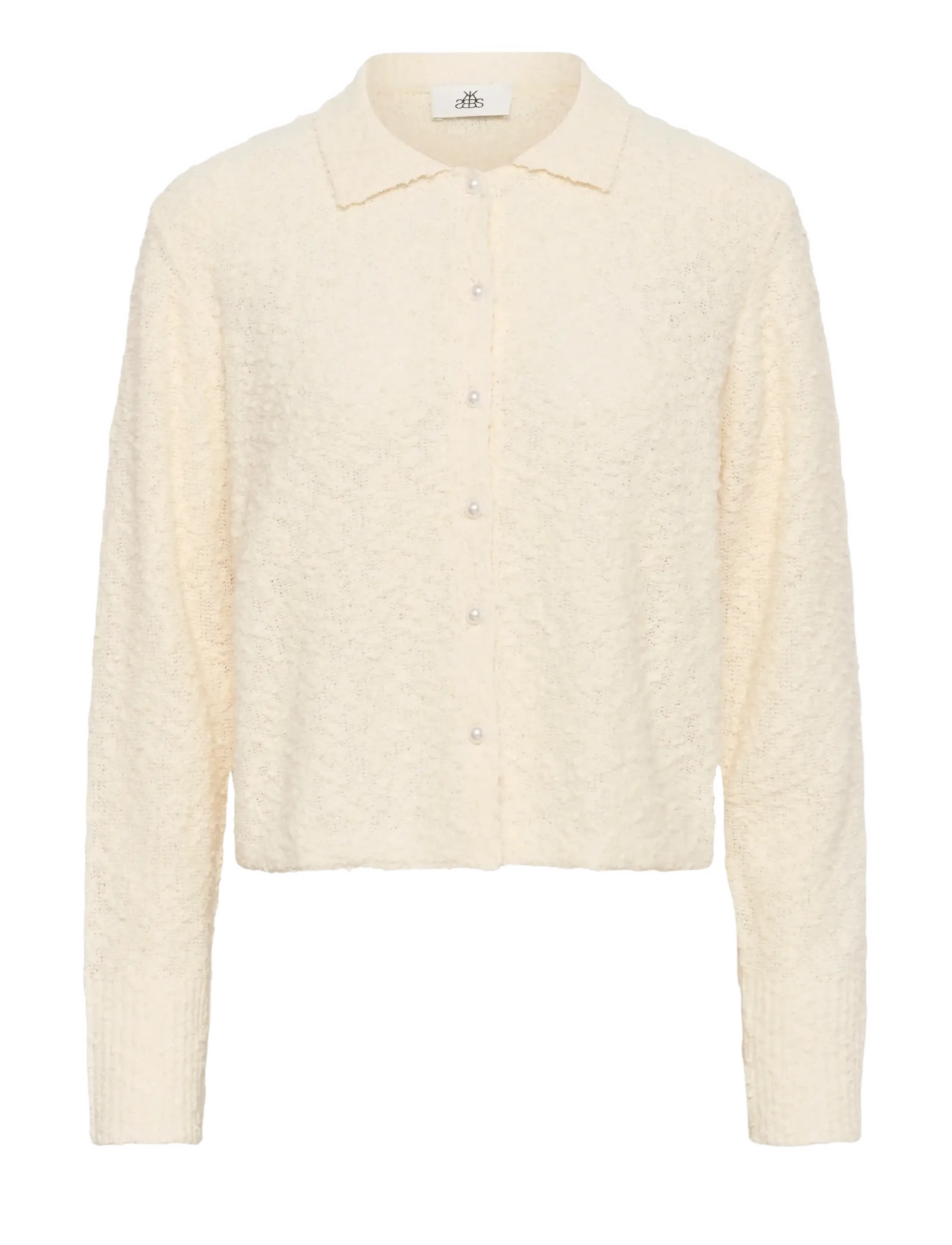 Karen By Simonsen KBUnice Cardigan LS - Cardigans - EGRET / cream