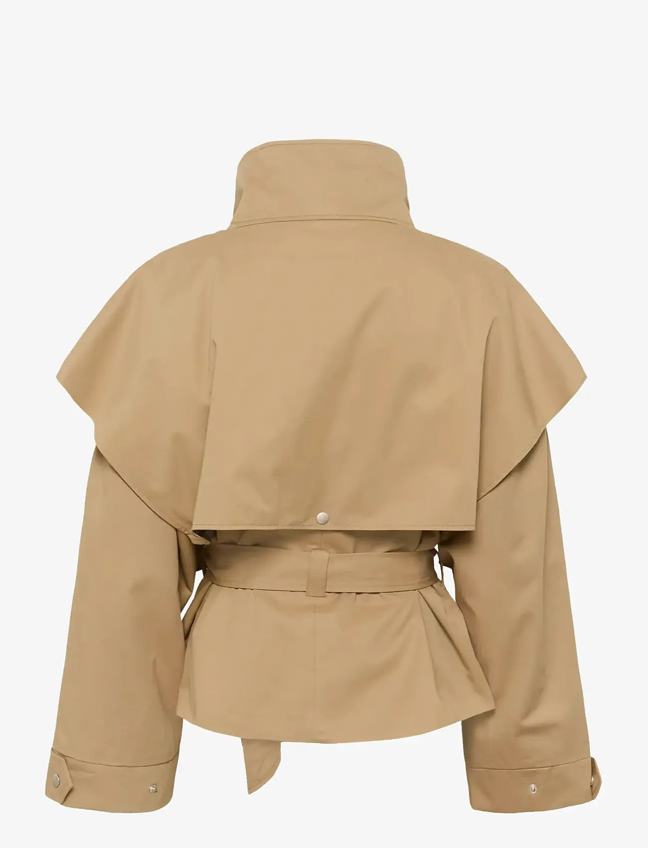 Karen By Simonsen - KBDana Short Trench jacket - frühlingsjacken - chinchilla - 2