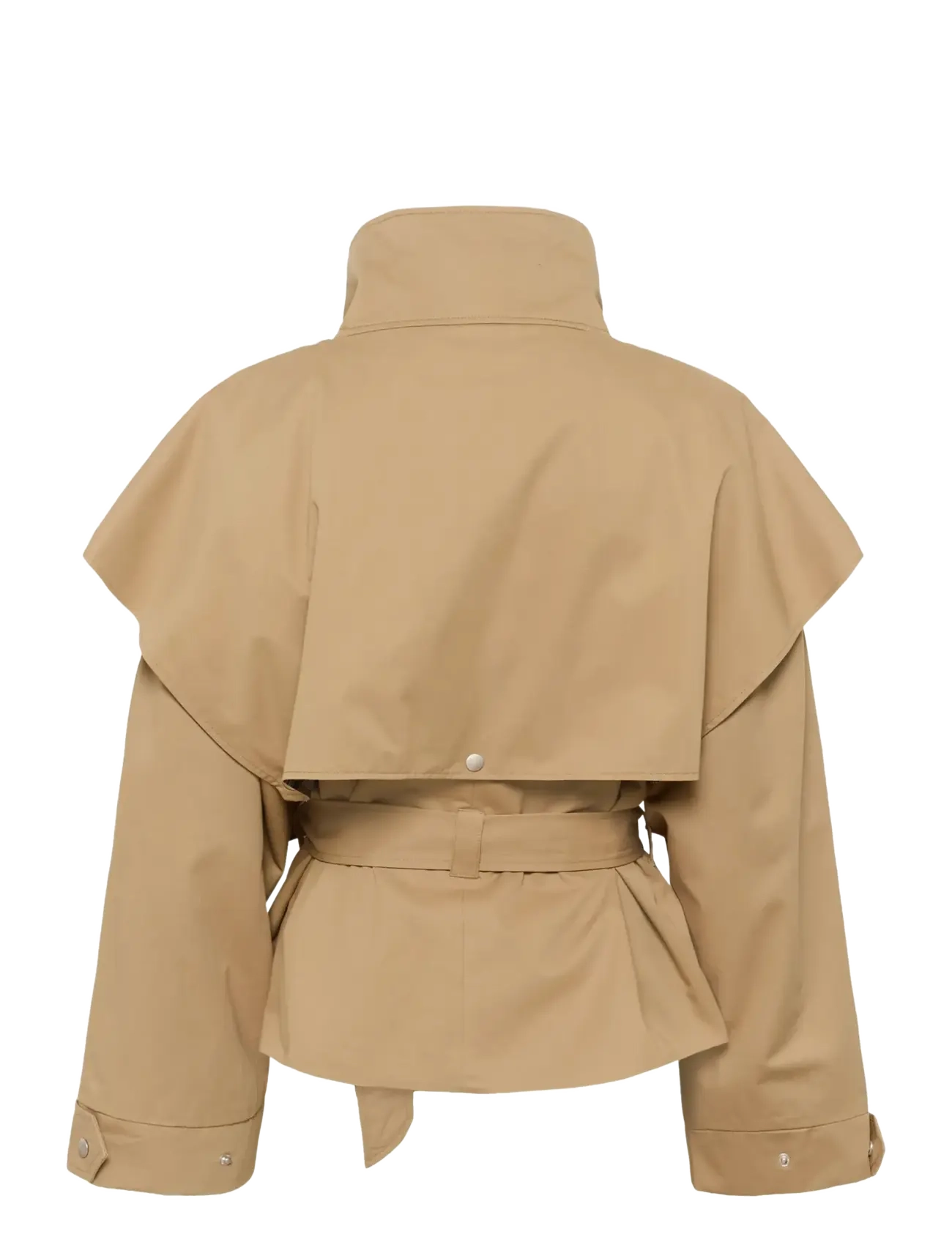 Karen By Simonsen - KBDana Short Trench jacket - kevadjoped - chinchilla - 2