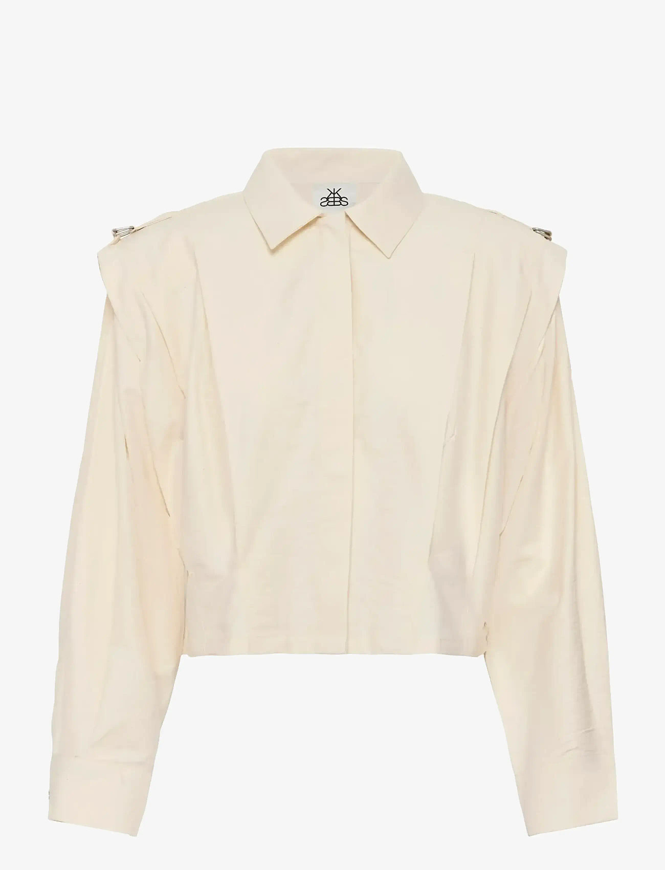 Karen By Simonsen - KBFalka Shirt - langærmede skjorter - egret - 1