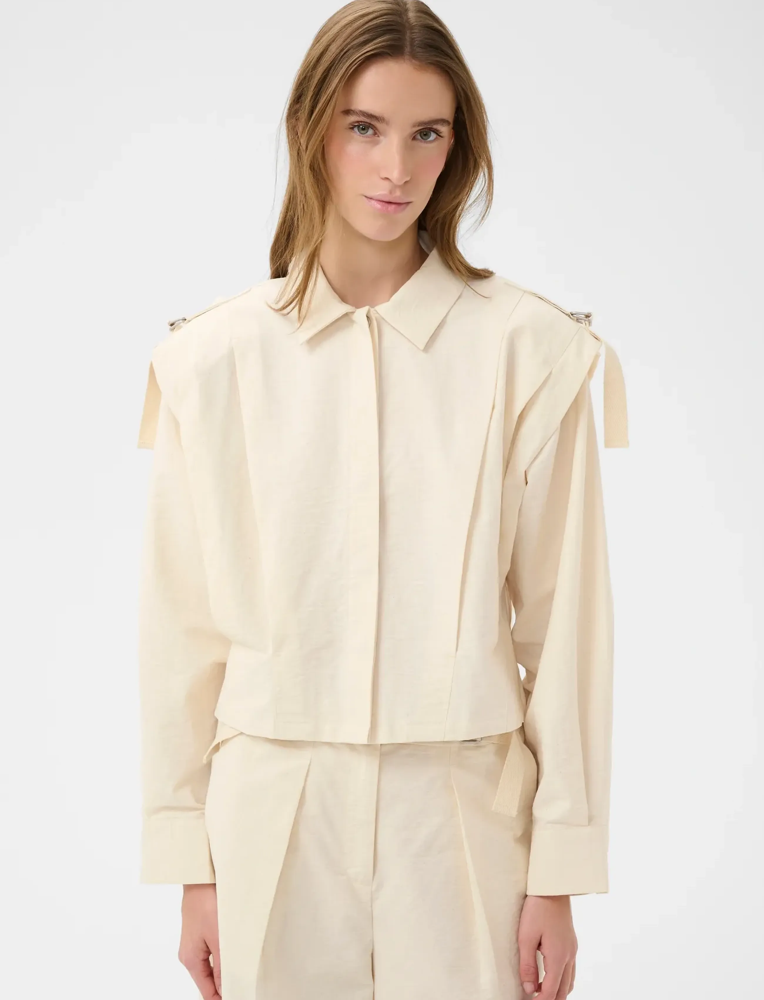 Karen By Simonsen KBFalka Shirt - Karen By Simonsen - EGRET / cream