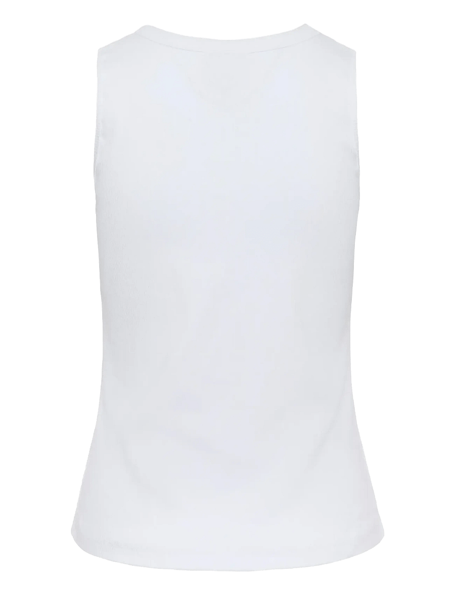 Karen By Simonsen - KBEsme Tank - ermalausir toppar - bright white - 2