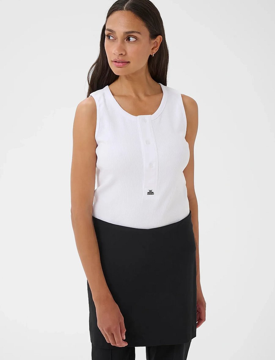 Karen By Simonsen - KBEsme Tank - ermalausir toppar - bright white - 0