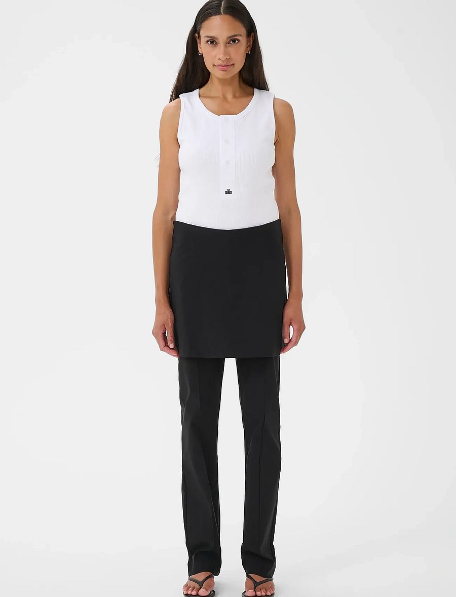 Karen By Simonsen - KBEsme Tank - ermalausir toppar - bright white - 3