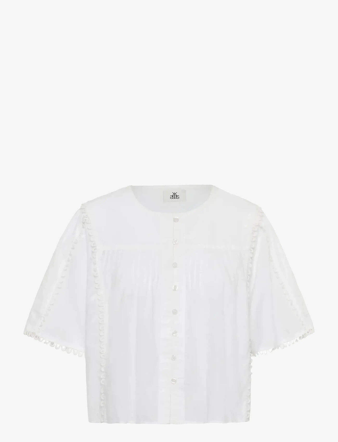 Karen By Simonsen - KBFry Blouse - kortærmede bluser - bright white - 1