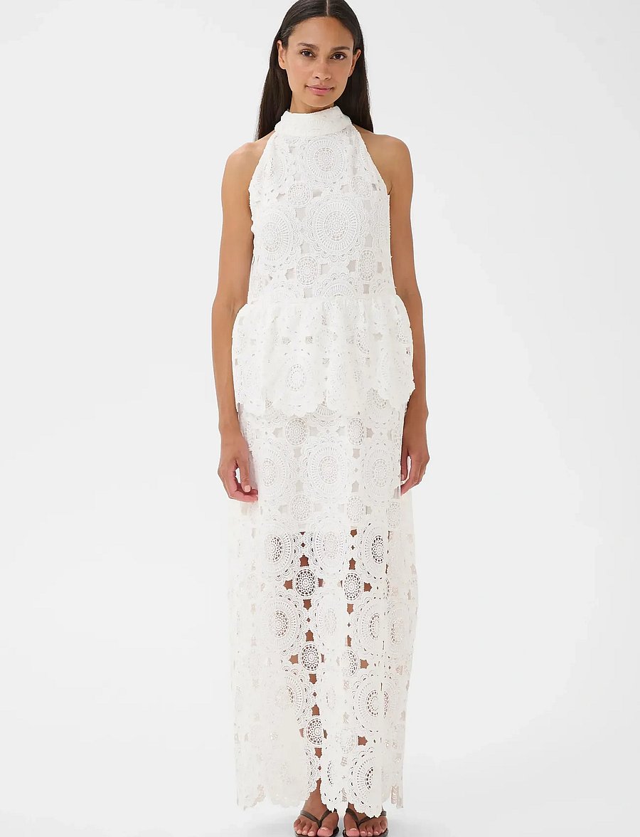 Karen By Simonsen - KBFlora Dress - confirmation - bright white - 3