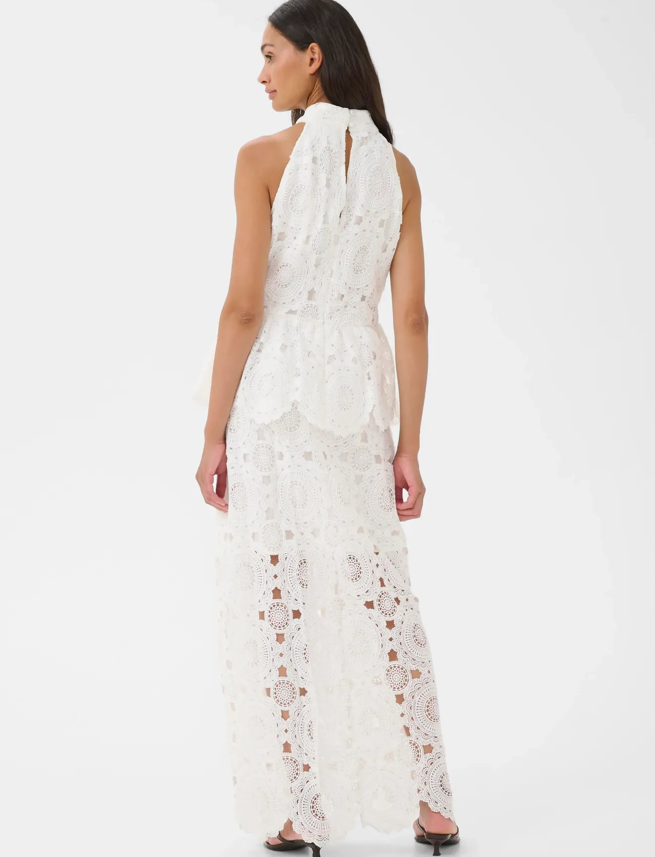 Karen By Simonsen - KBFlora Dress - konfirmation - bright white - 4