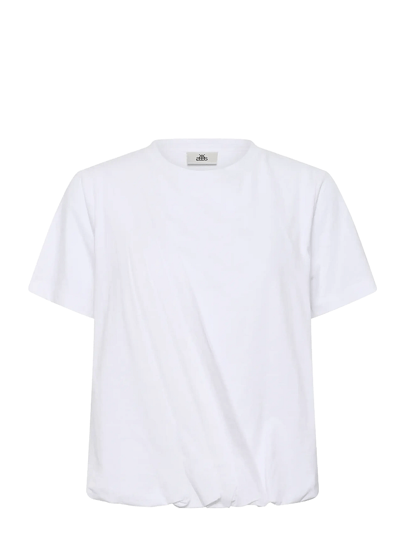 Karen By Simonsen - KBFatima Balloon Tee - t-shirts - bright white - 1