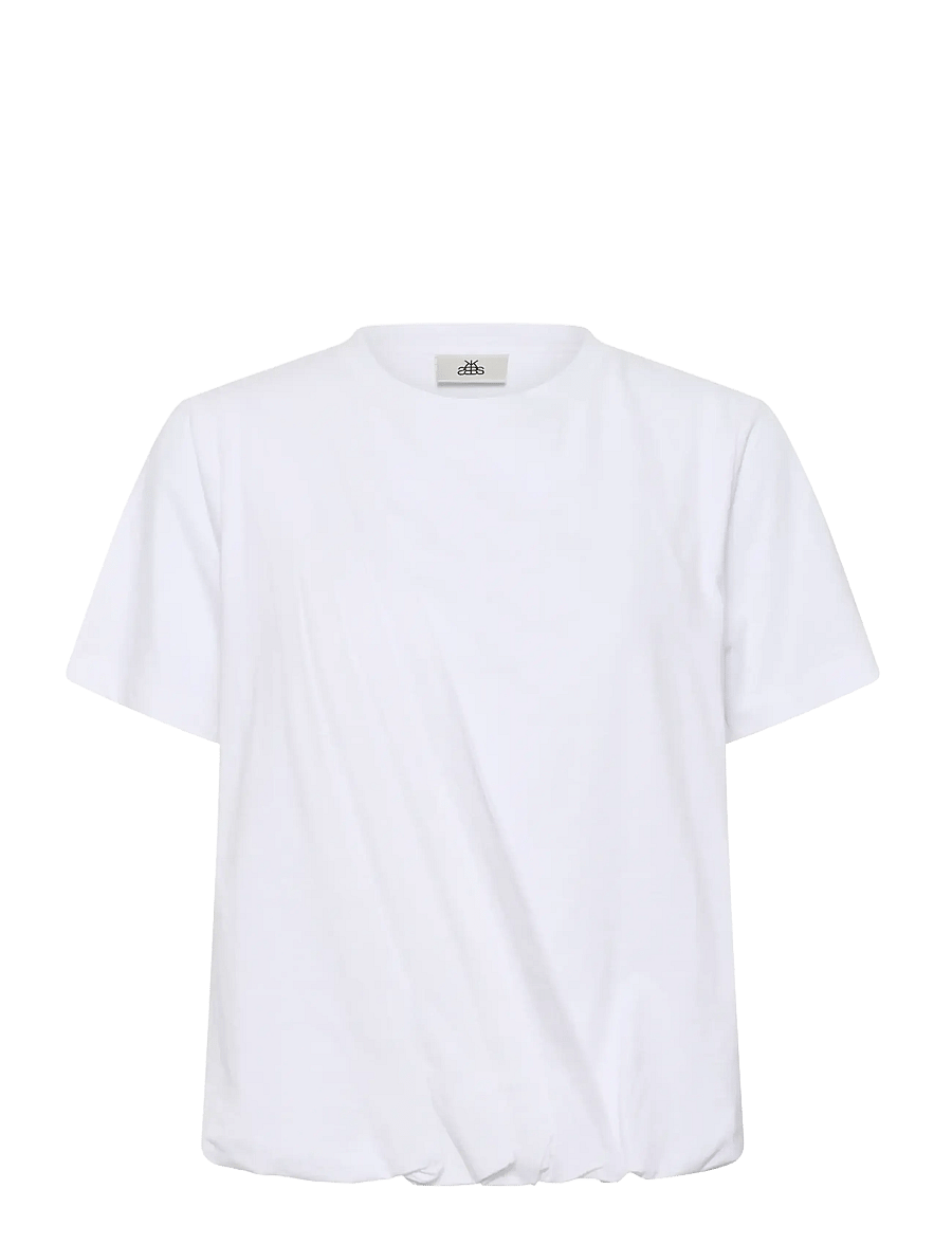 Karen By Simonsen - KBFatima Balloon Tee - t-shirts - bright white - 1