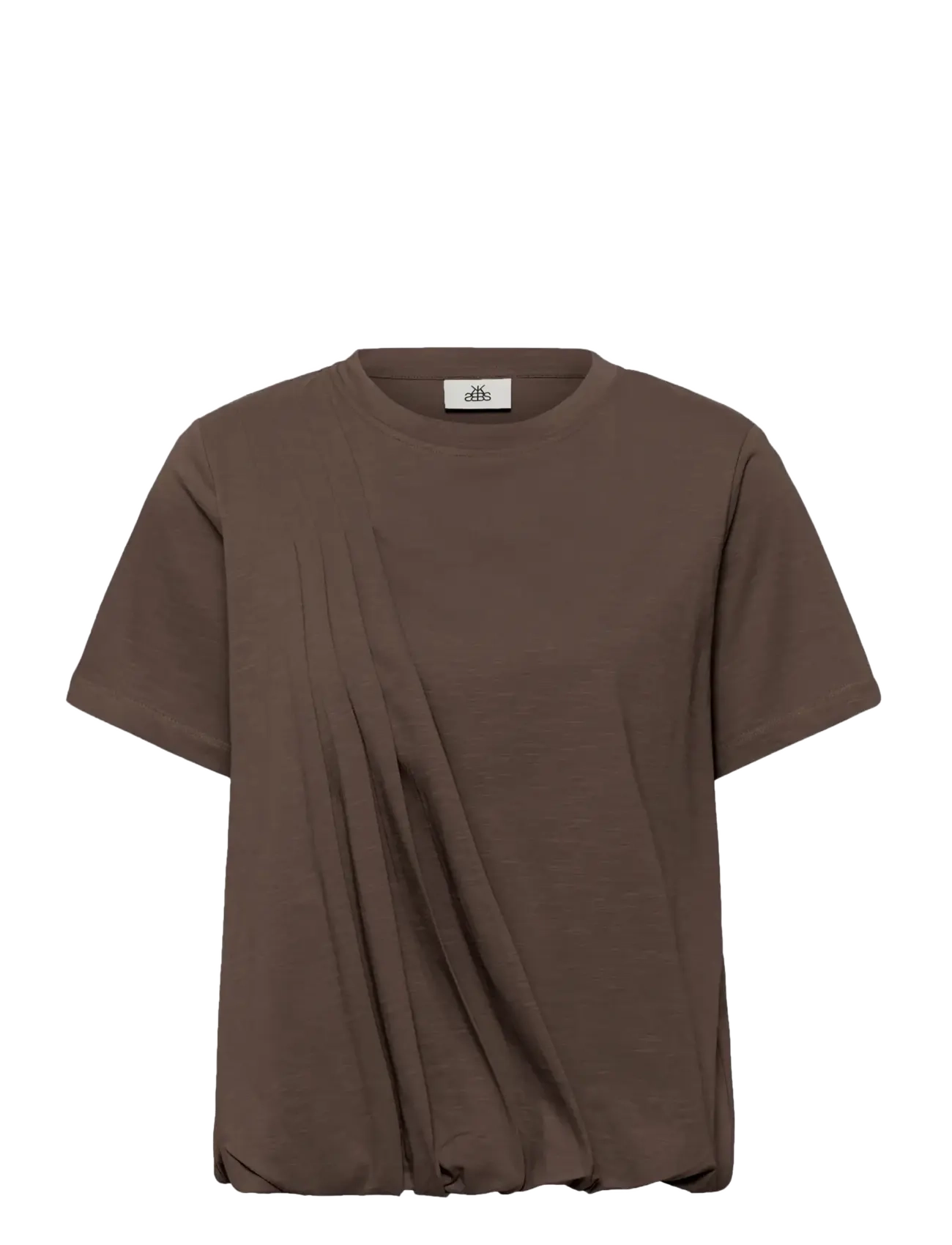Karen By Simonsen KBFatima Balloon Tee - Tøj - CHOCOLATE MARTINI / brown