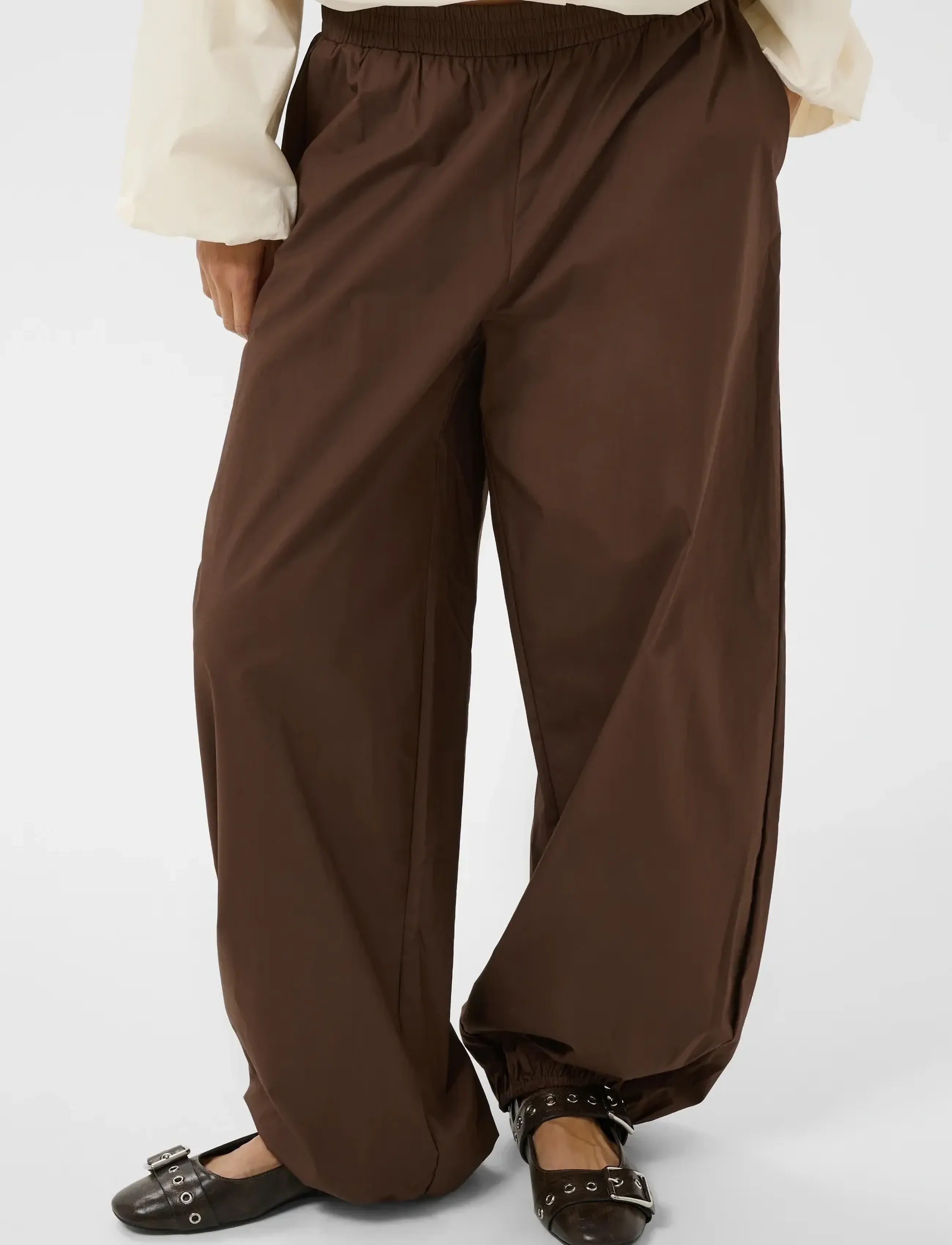 Karen By Simonsen Kbvicky Balloon Pants, 40, Trousers, Braun - Barrel Frauen