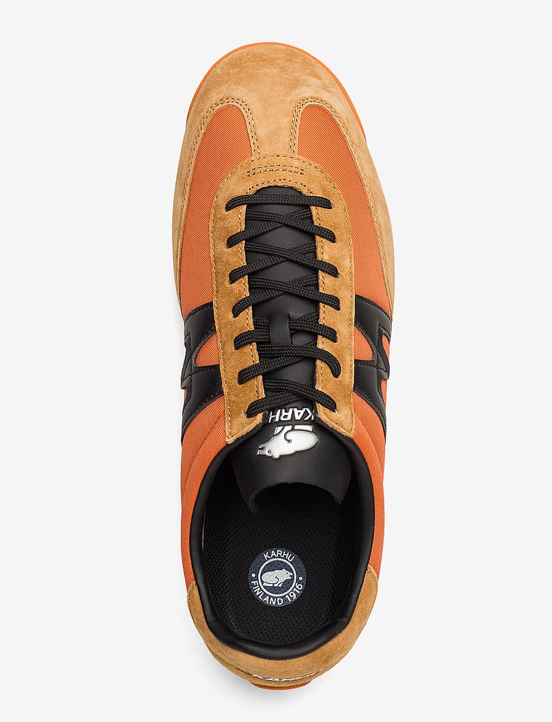 Karhu - Mestari 76 Jaffa Orange/Black - lave sneakers - jaffa orange/black - 3