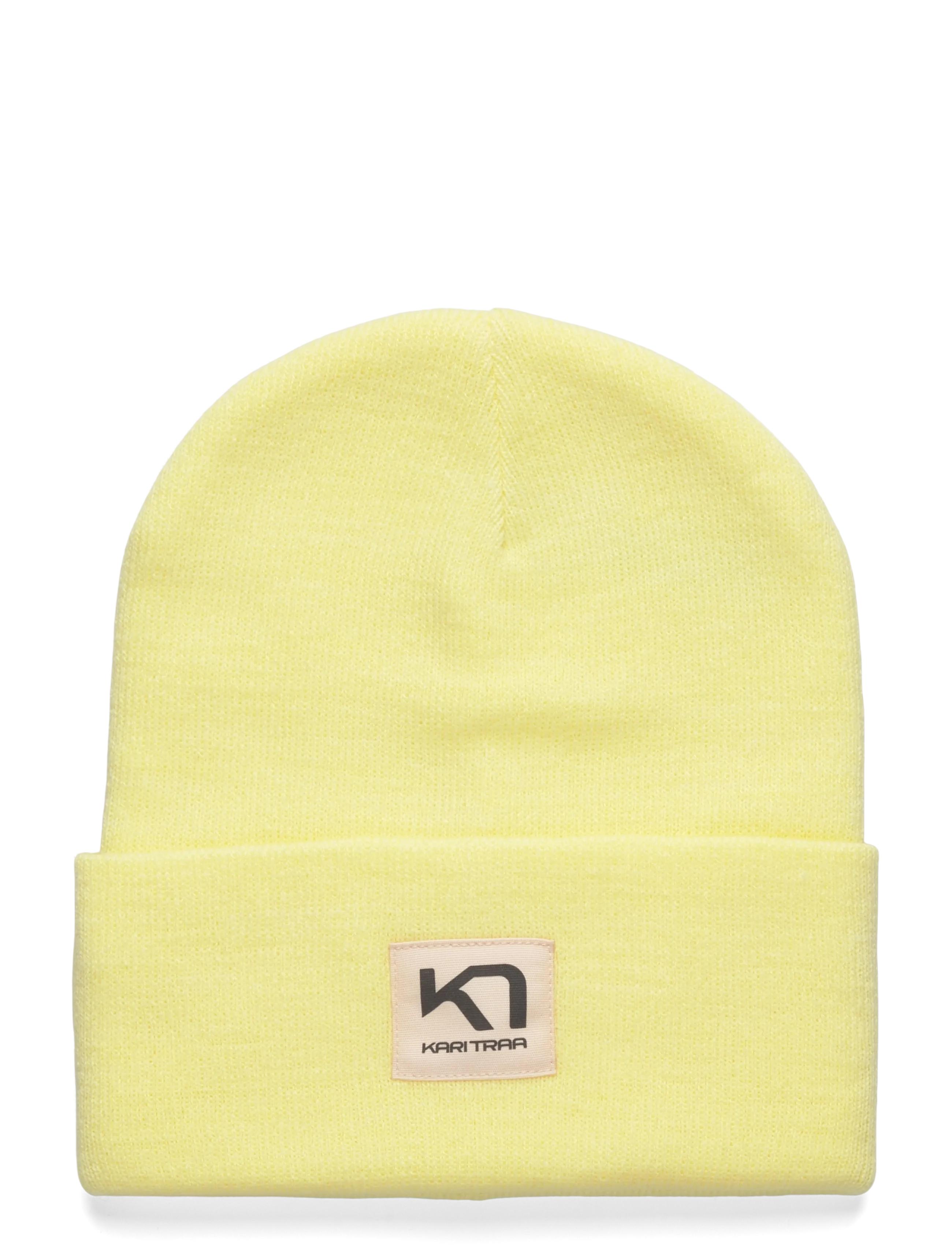 KARI TRAA Røthe Pudelmütze Gelb - One Size - Damen