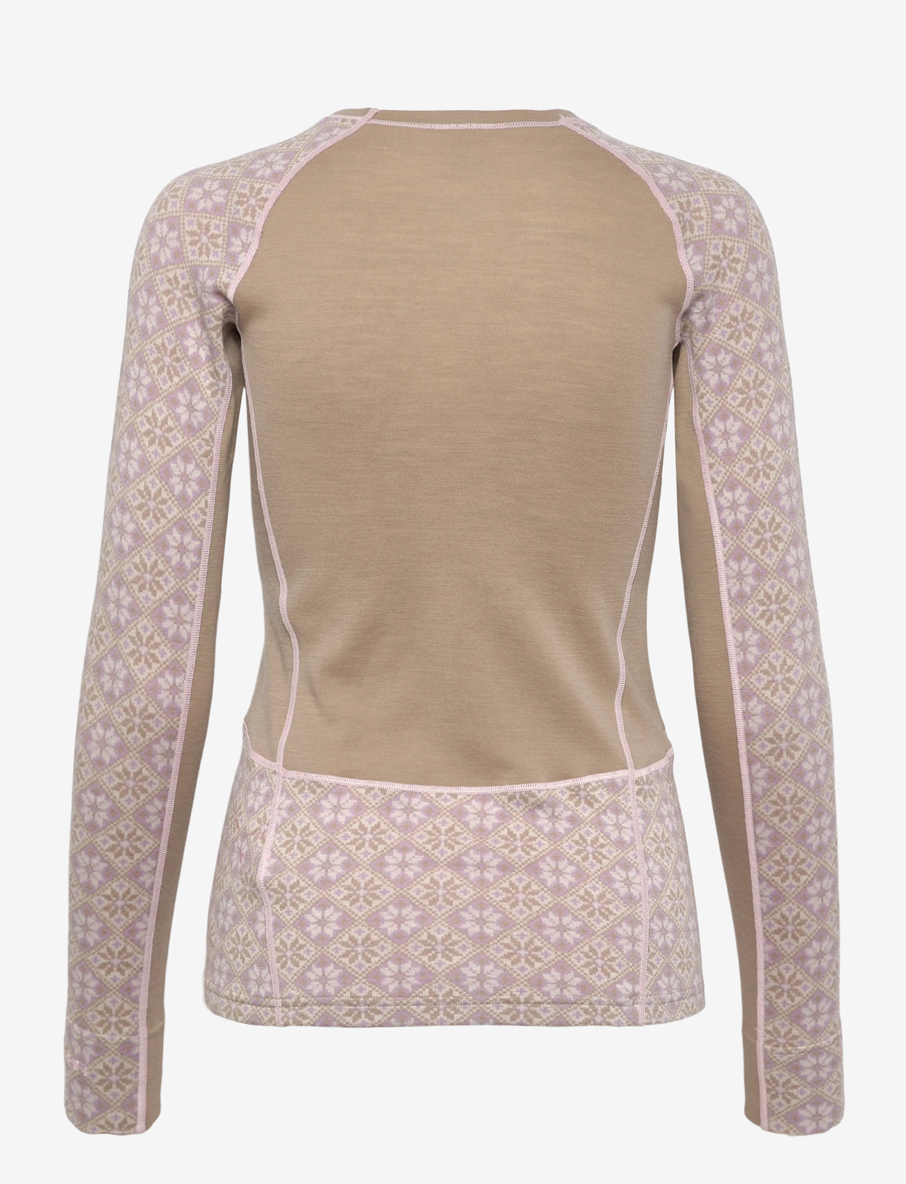 Kari Traa - ROSE LIGHT LS - aluskihina kantavad alussärgid - mocha - 1