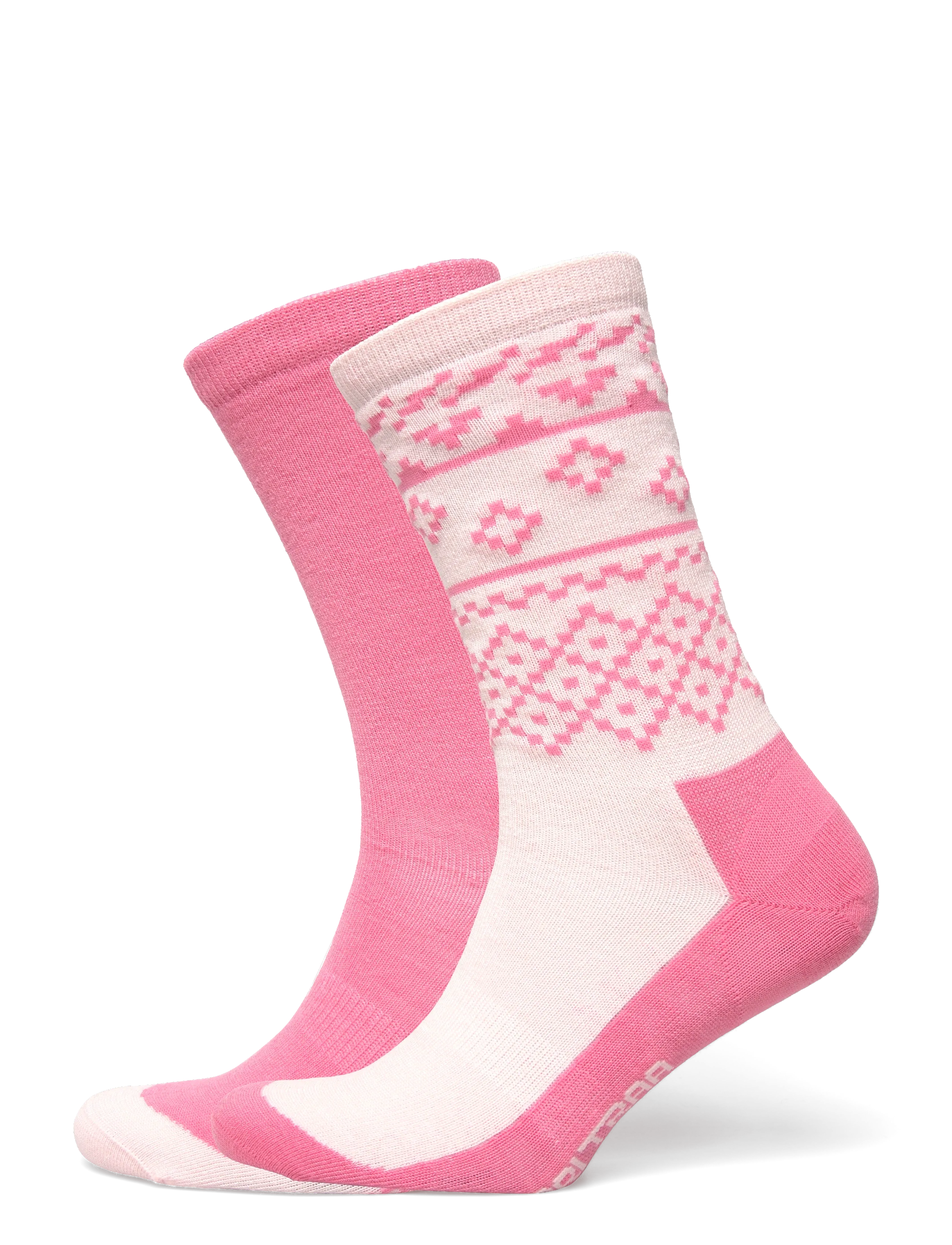 Kari Traa RAGNA HIKING SOCK 2PK - Kläder - BGU / pink/rose