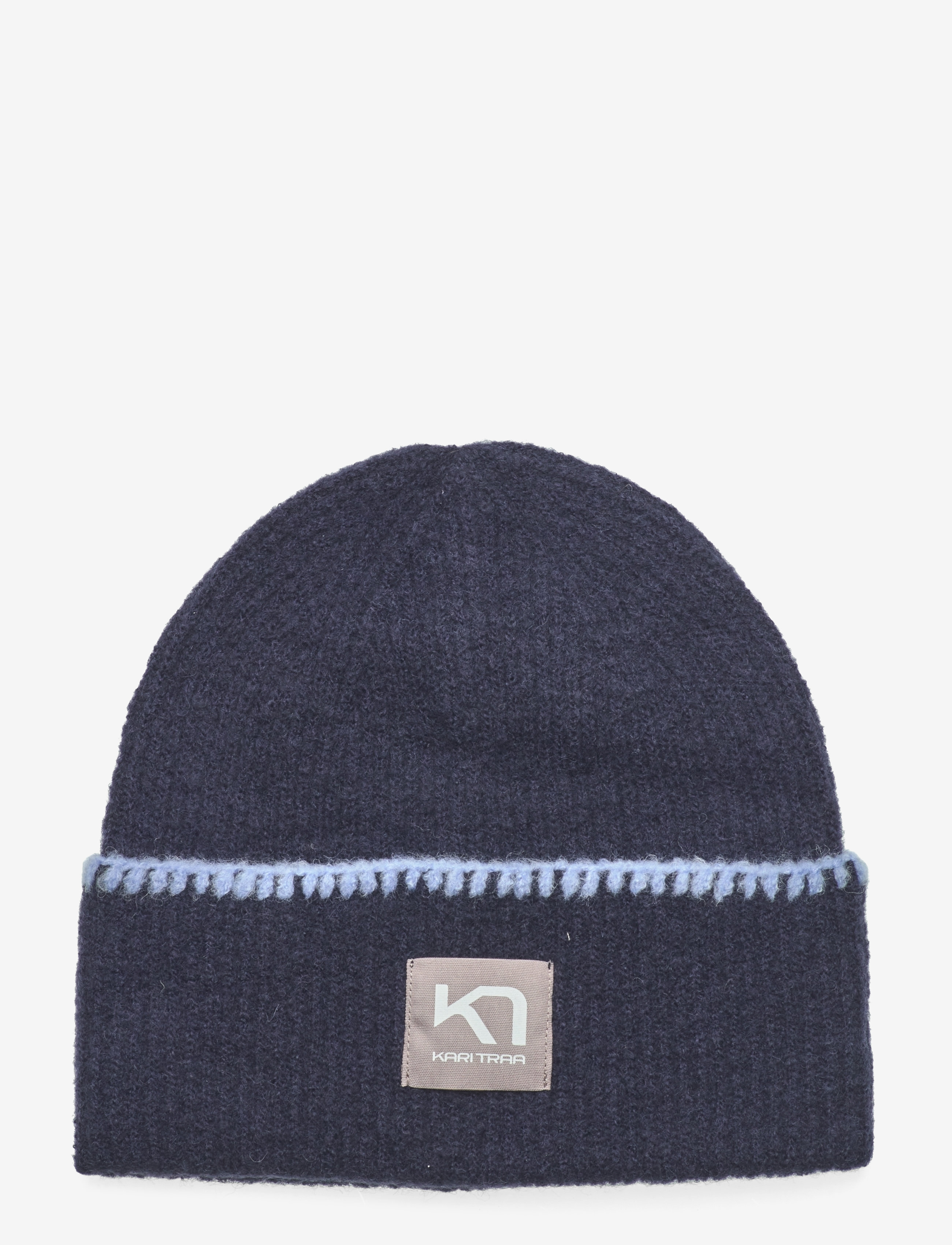 KARI TRAA Rothe Wolle Pudelmütze Navy - One Size - Damen