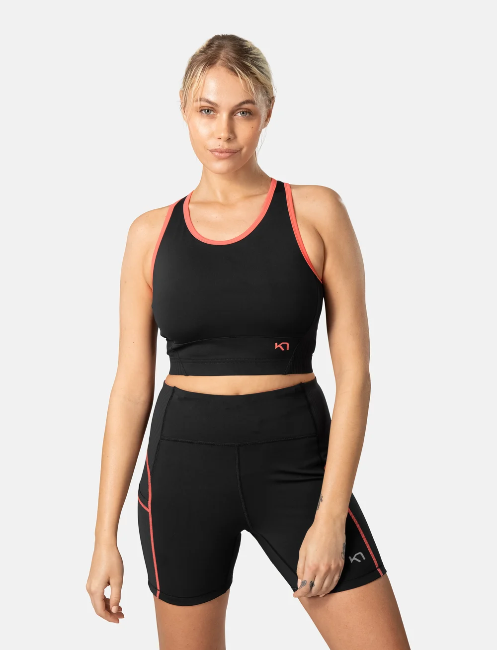 Kari Traa - LINNEA SPORTS TOP - crop tops - black - 0