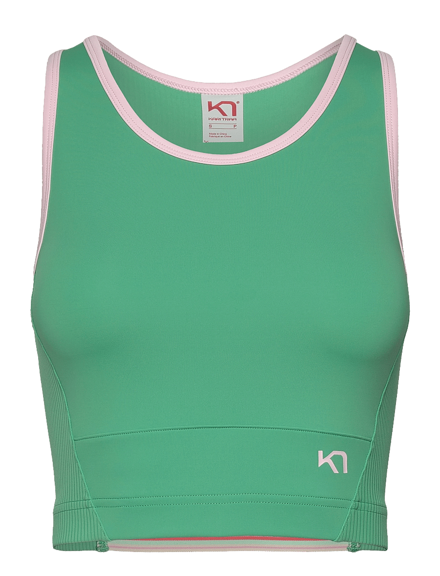 Kari Traa - LINNEA SPORTS TOP - crop tops - green - 1