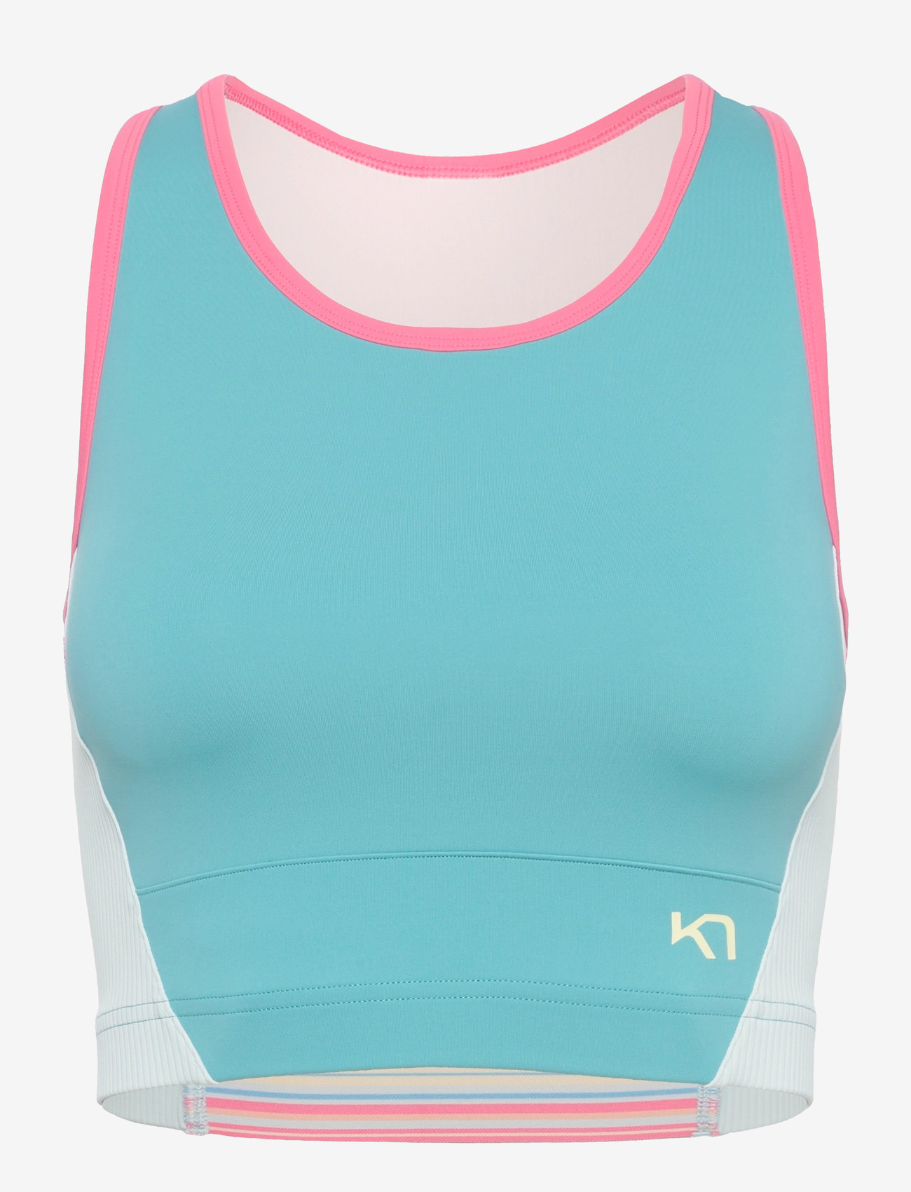Kari Traa - LINNEA SPORTS TOP - crop tops - lagon - 0
