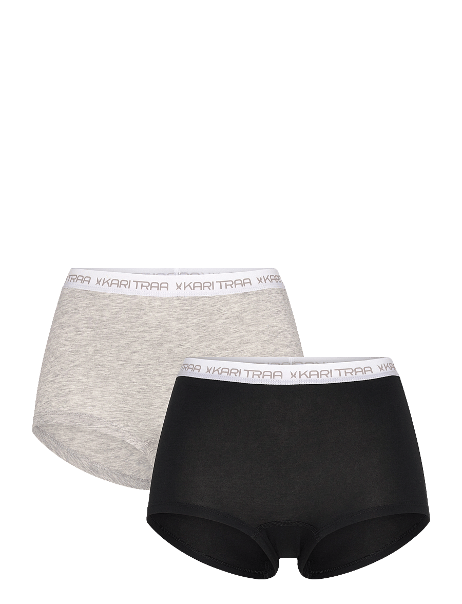 Kari Traa - TRINE SHORTIE 2PK - undertøj og sokker - greym - 0
