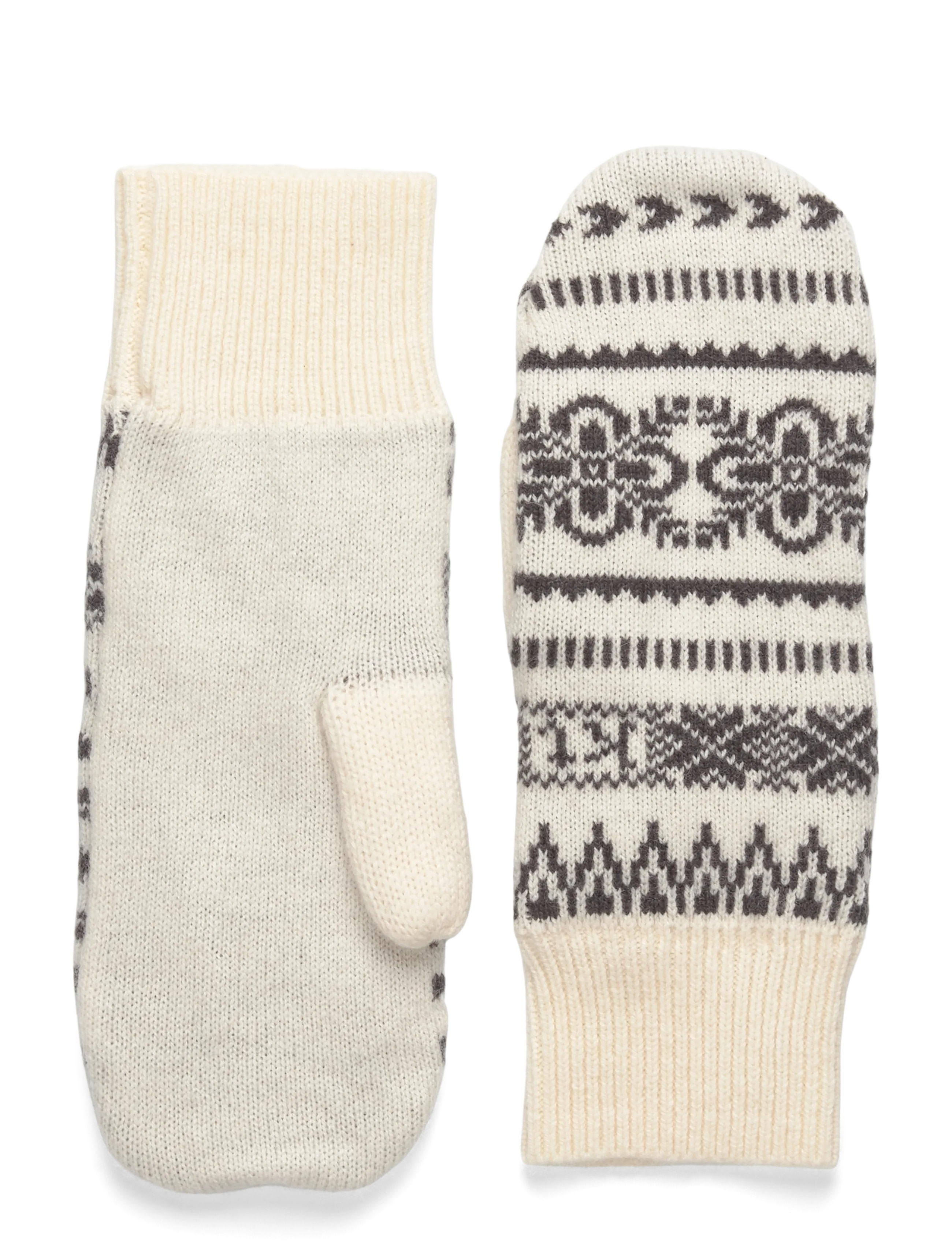 Kari Traa SELMA KNIT MITTENS - Handsker & Vanter - NWHITE / cream