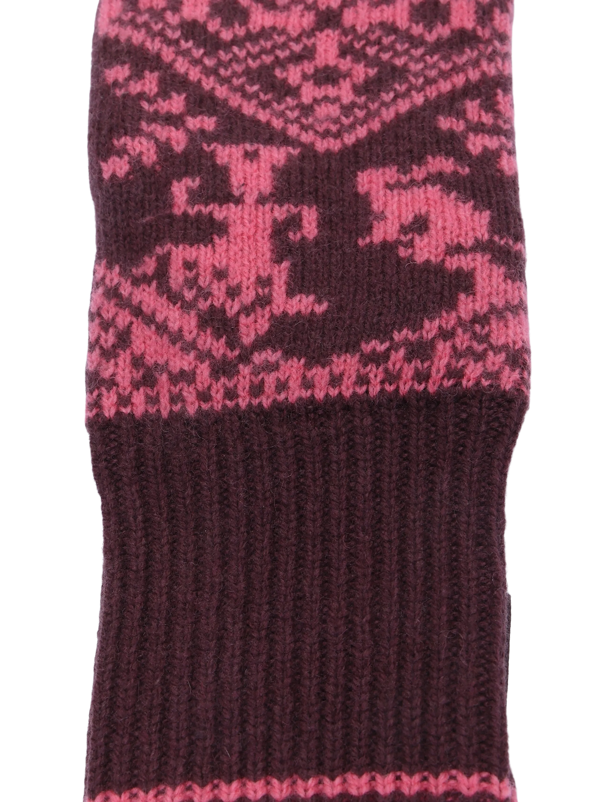 Kari Traa - SAGA KNIT MITTENS - lowest prices - cocoa - 1