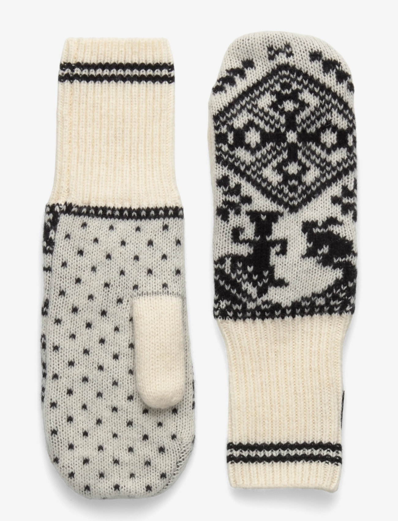 Kari Traa - SAGA KNIT MITTENS - thumb gloves - nwhite - 0