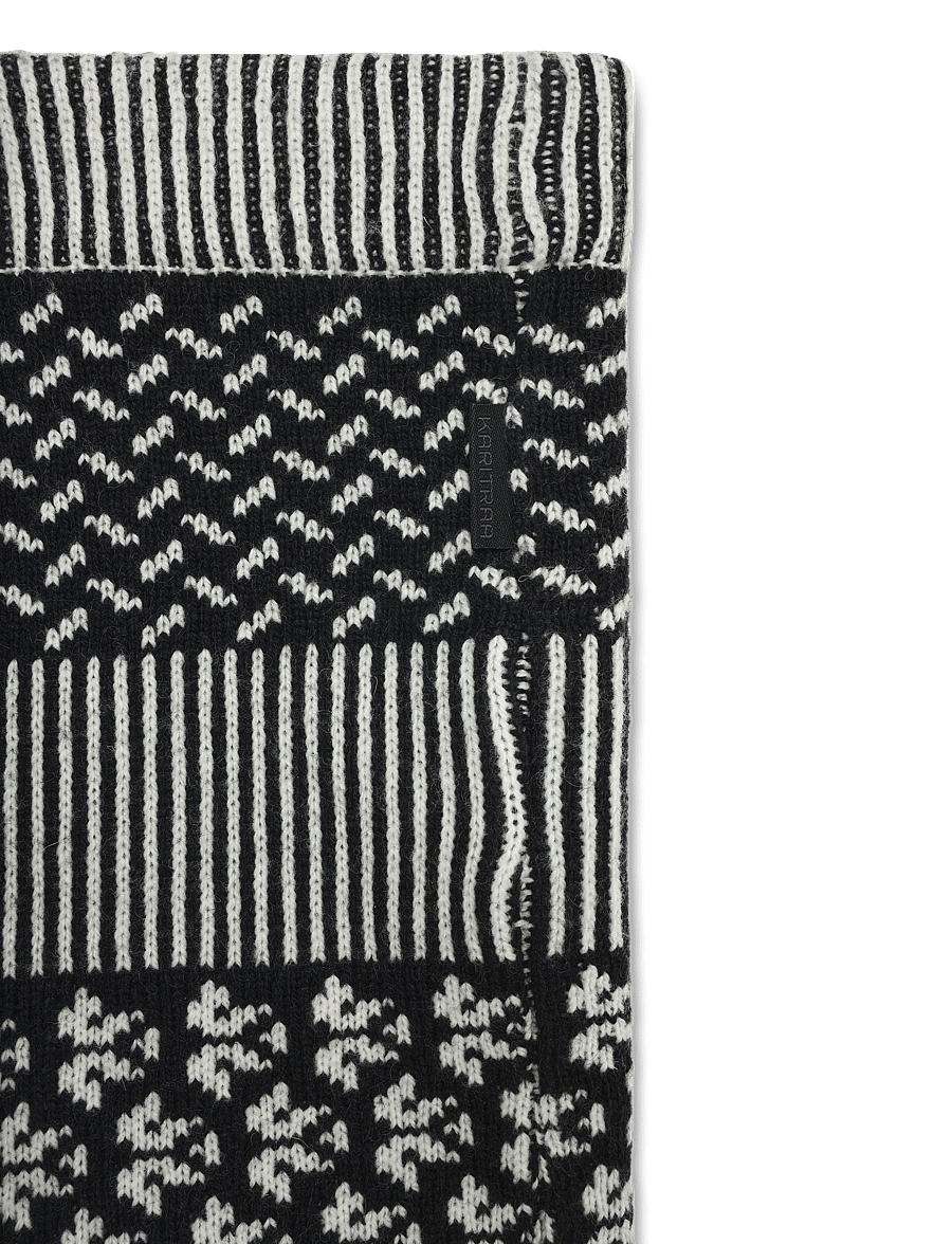 Kari Traa - SMEKKER KNIT TUBE - sallid ja kaelasoojendajad - black - 3