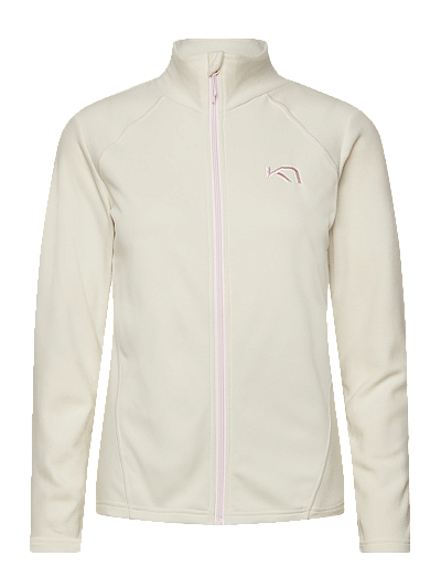 Kari Traa KARI F/Z FLEECE - Överdelar - BJERK / cream