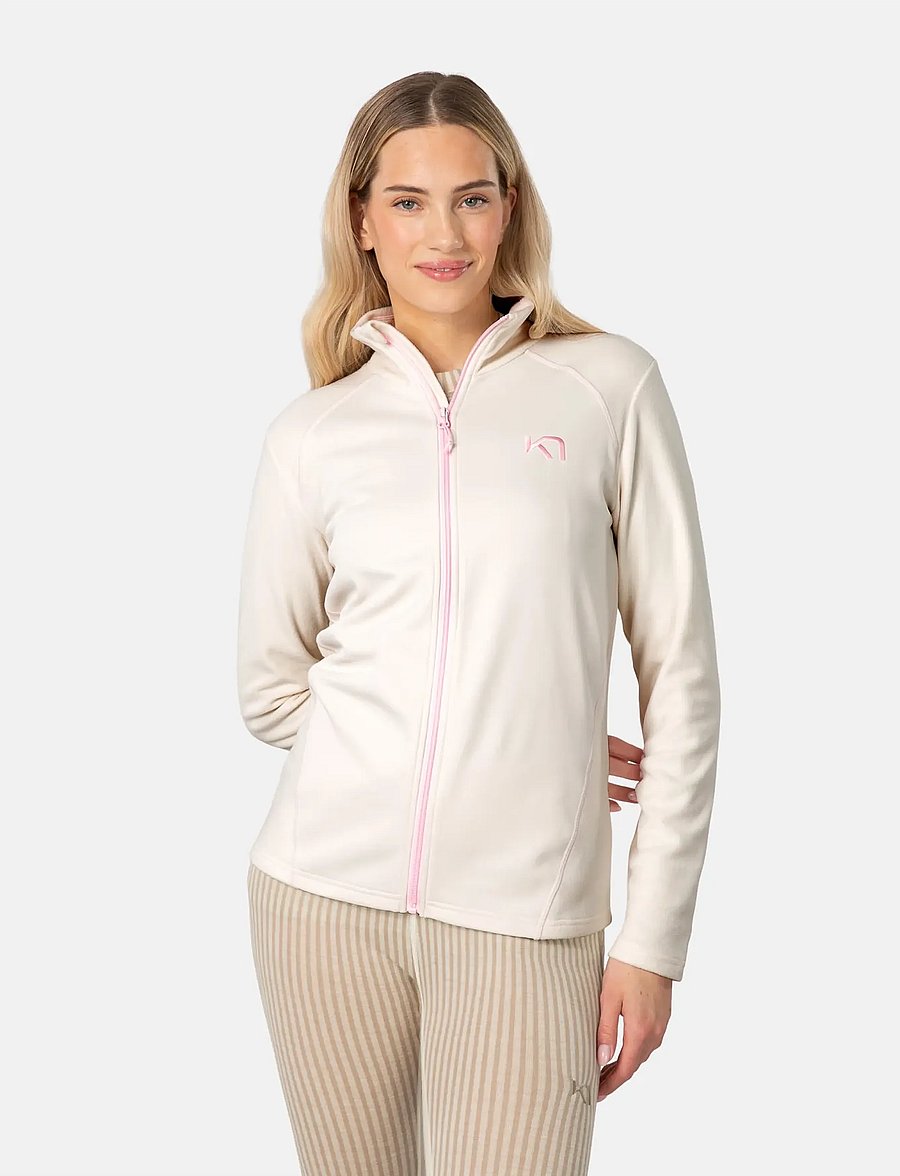 Kari Traa - KARI F/Z FLEECE - overdele - bjerk - 0
