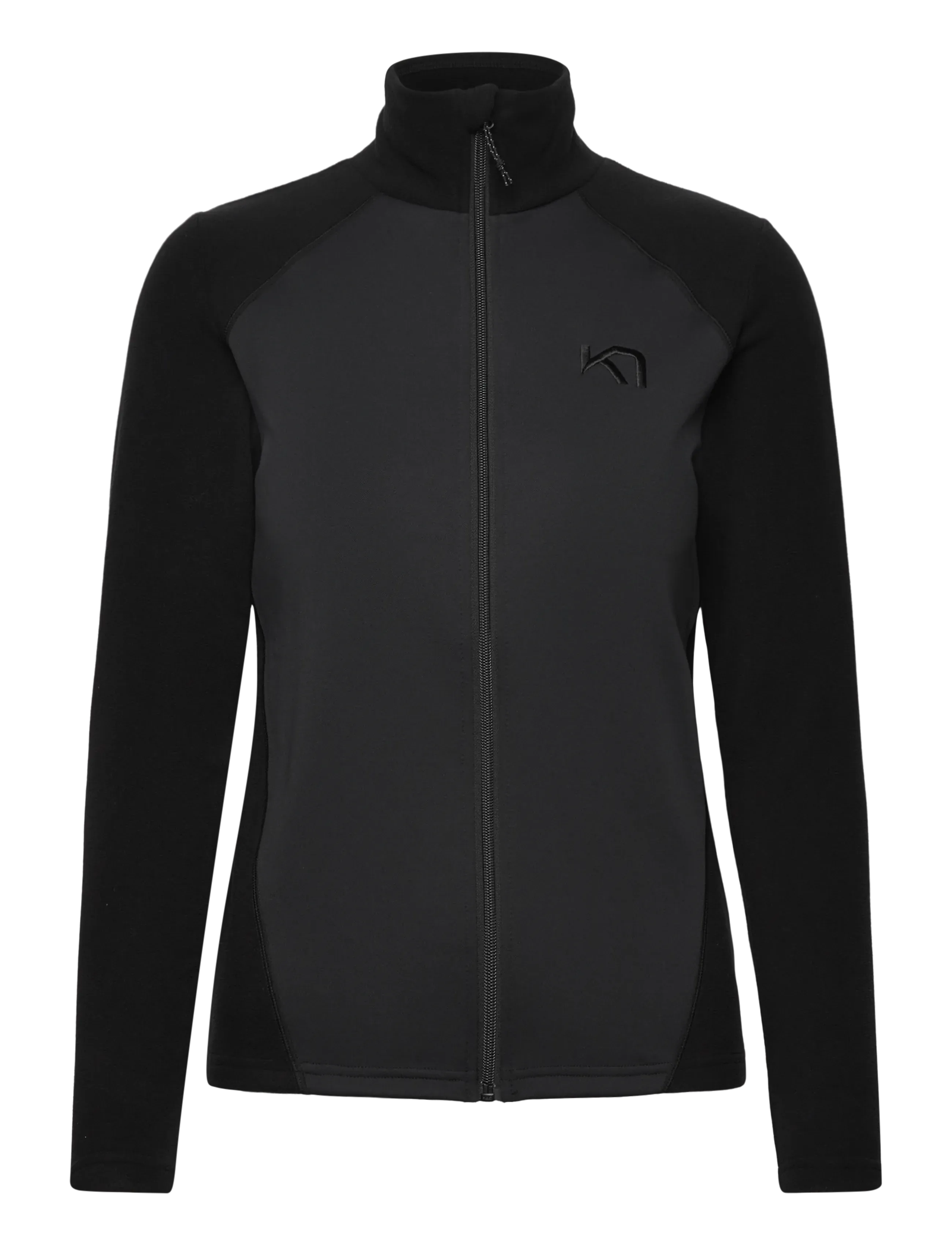 Kari Traa KARI F/Z FLEECE - Clothing - BLACK / black
