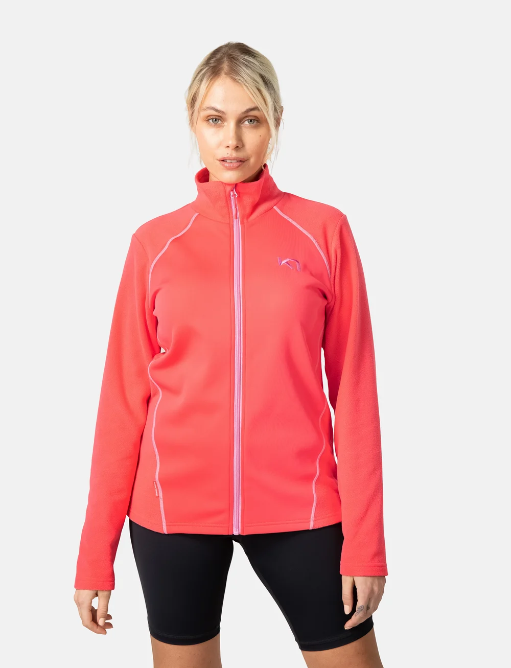 Kari Traa - KARI F/Z FLEECE - fleece og mellemlag - candy - 0