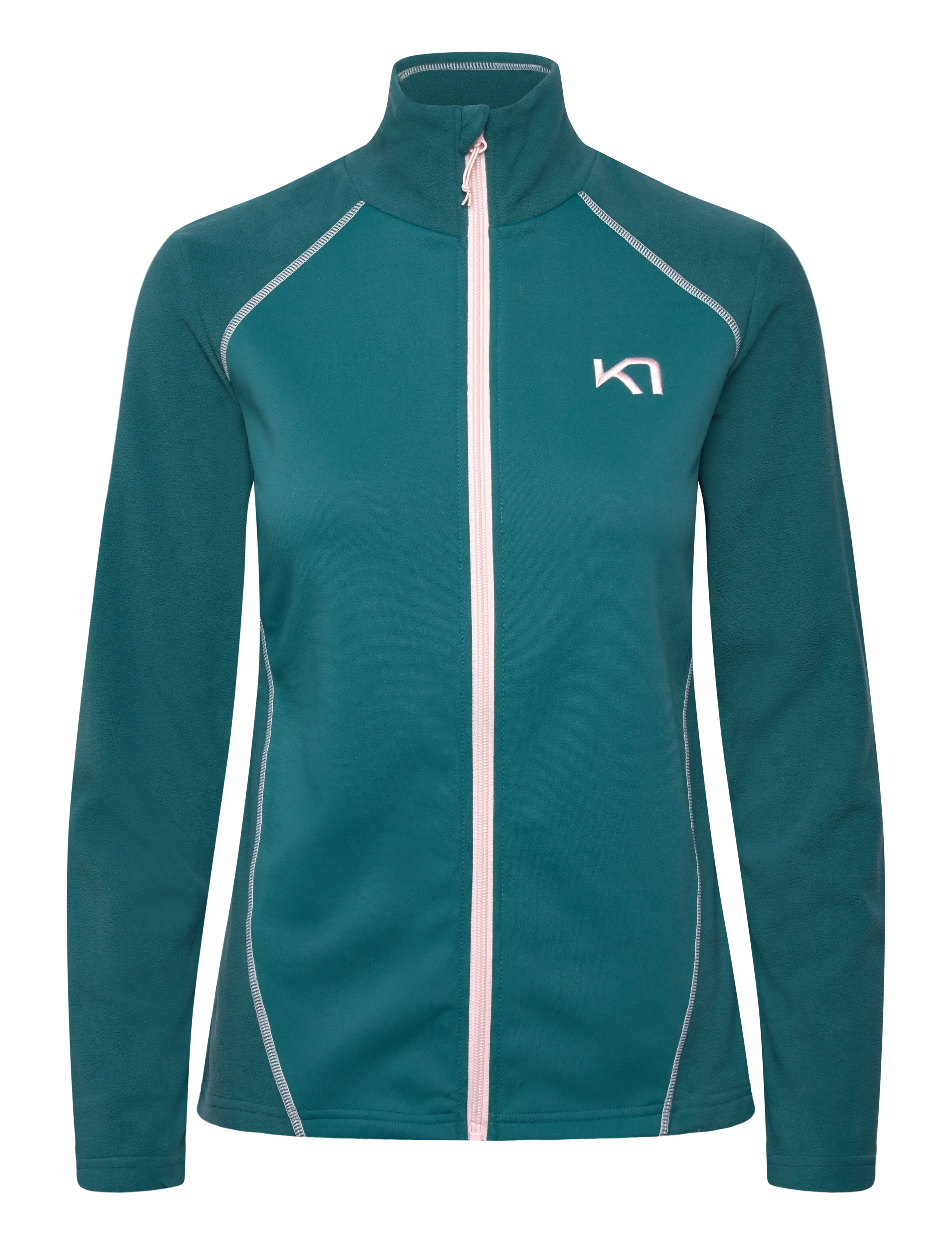 KARI TRAA Kari F/Z Fleece Grün - S - Damen