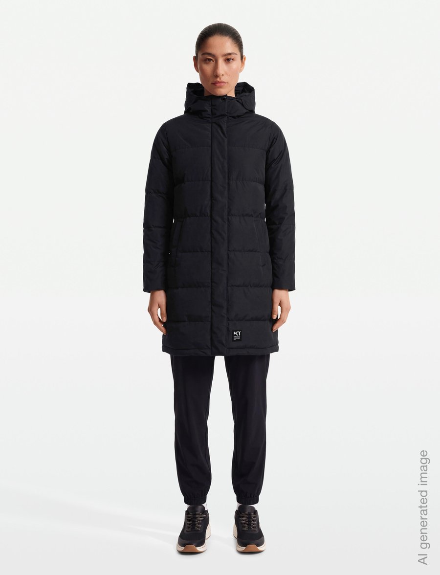 Kari Traa - KYTE PARKA - sulejoped ja voodriga joped - blk - 0