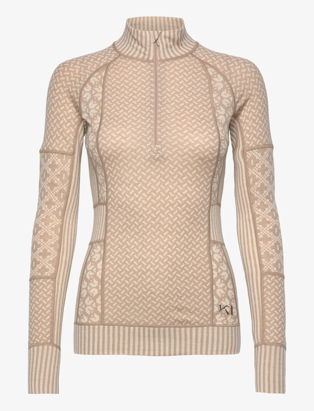 Kari Traa - SMEKKER H/Z - termoundertrøjer - mocha - 1