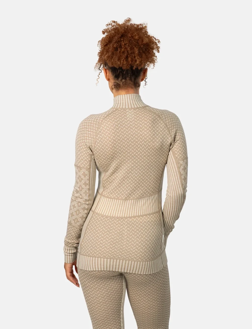 Kari Traa - SMEKKER H/Z - termoundertrøjer - mocha - 3