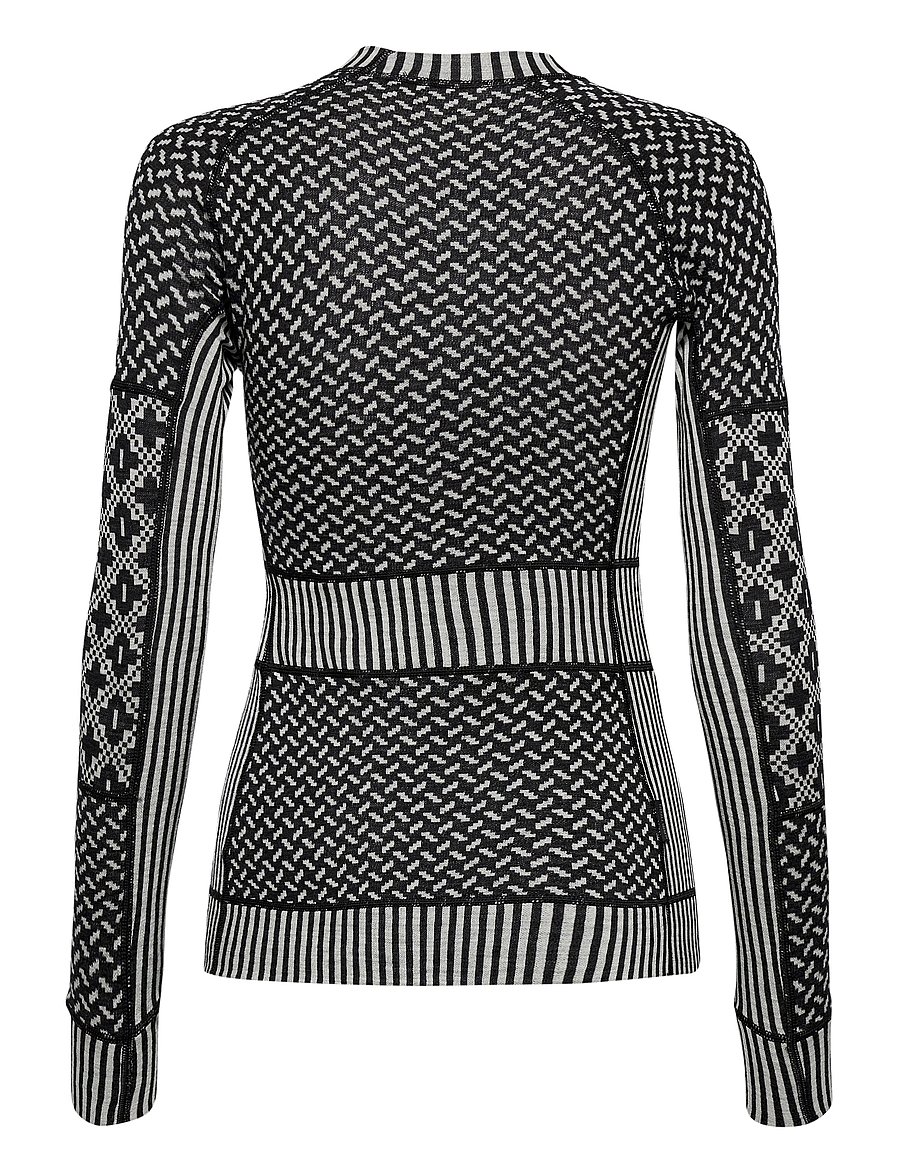 Kari Traa - SMEKKER LS - aluskihina kantavad alussärgid - black - 2