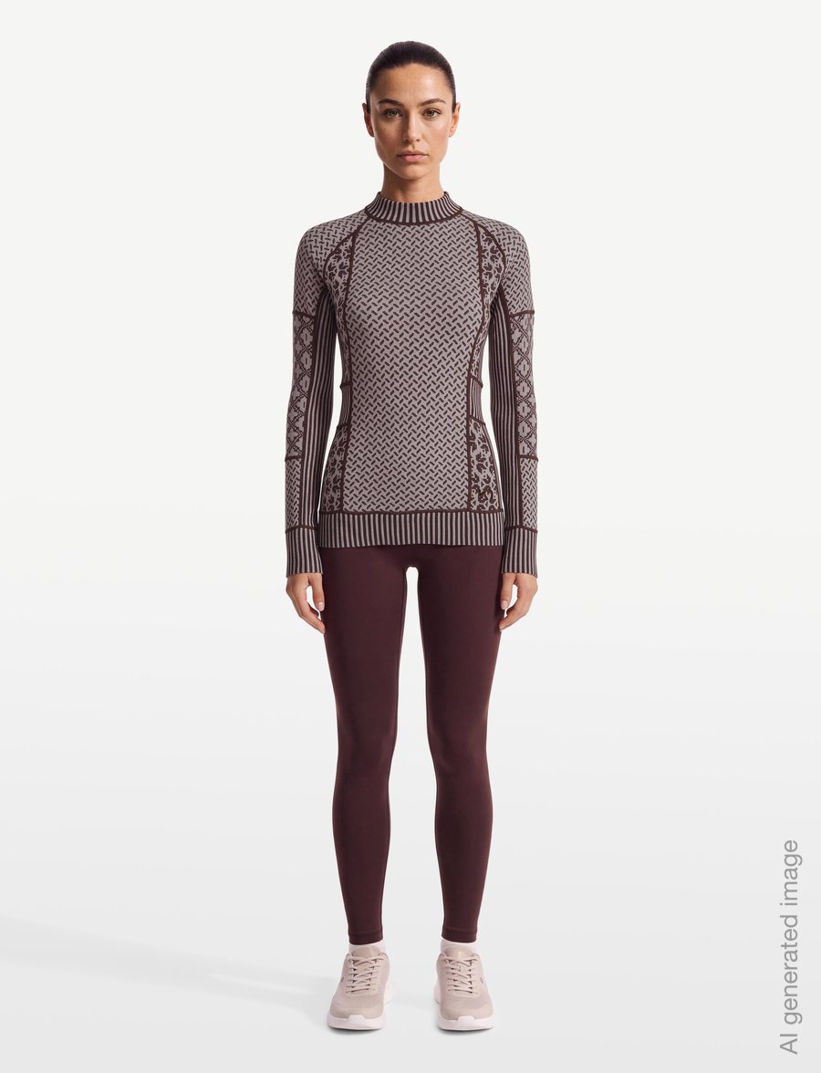 Kari Traa - SMEKKER LS - base layer tops - cocoa - 0