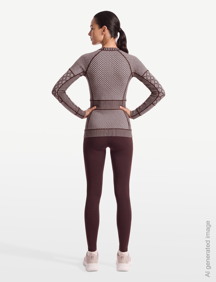 Kari Traa - SMEKKER LS - base layer tops - cocoa - 4