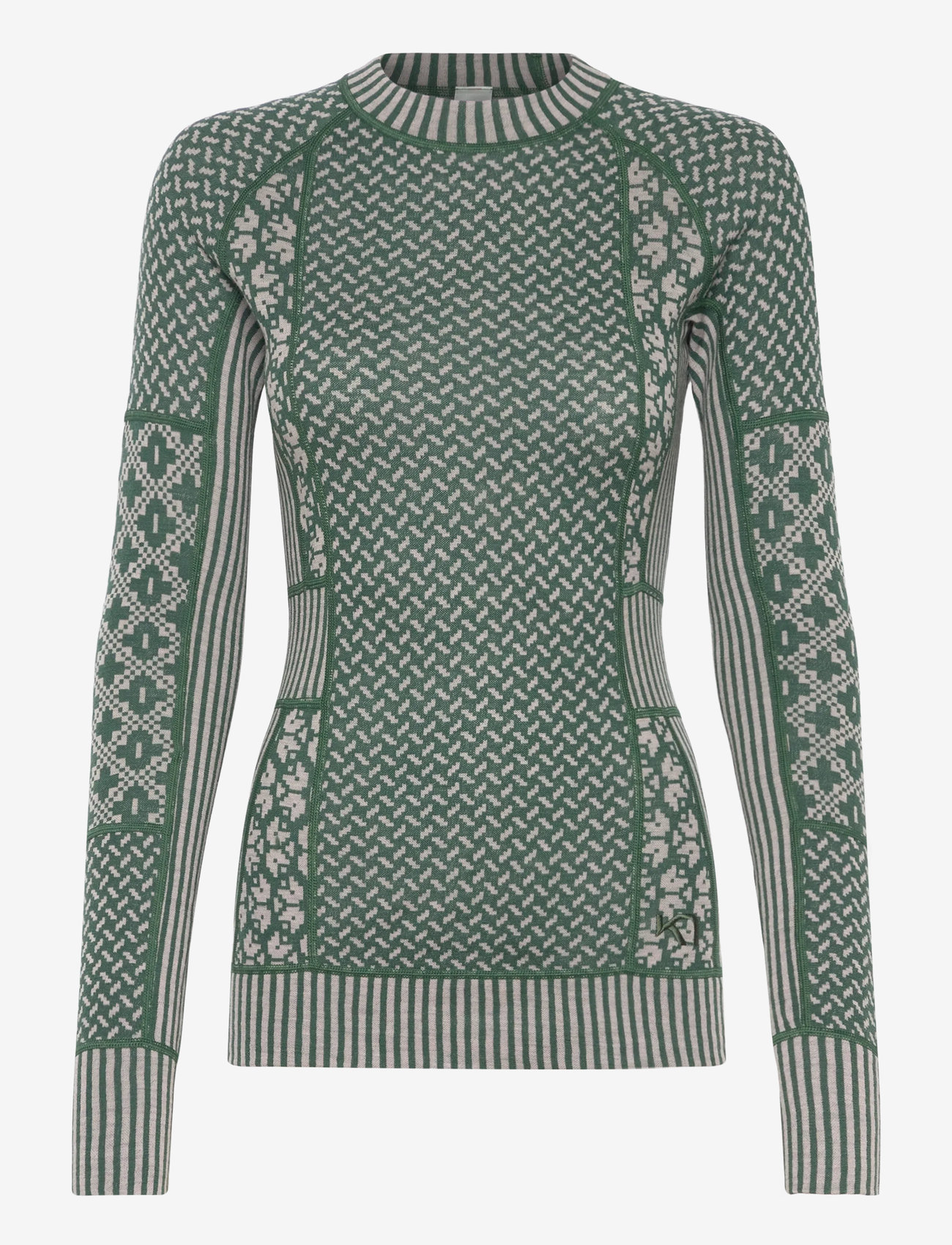 Kari Traa - SMEKKER LS - underställströjor - thyme - 0