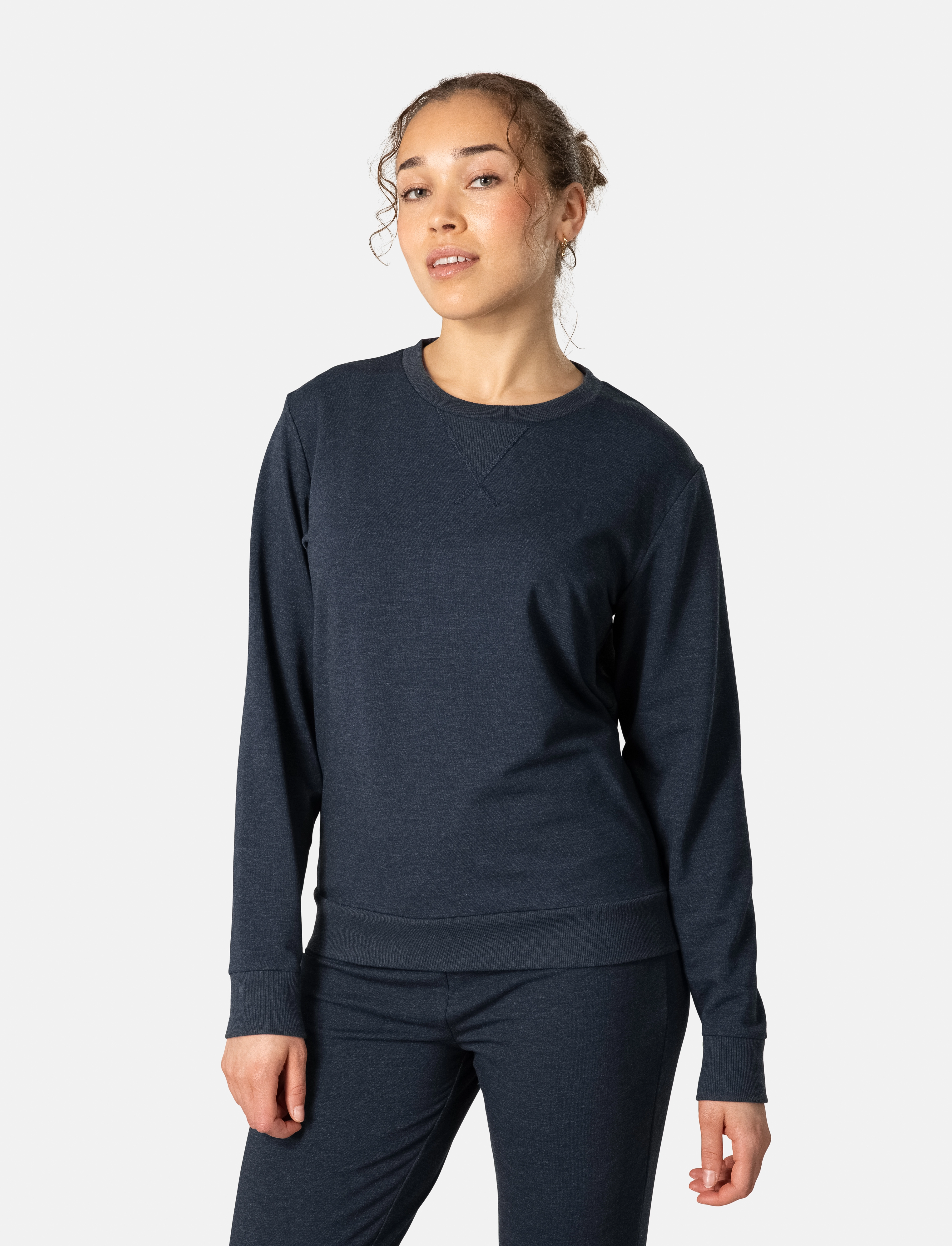 Kari Traa Kari Crew, XS, Navy, Sweatshirts & Hættetrøjer > Sweatshirts, Dame