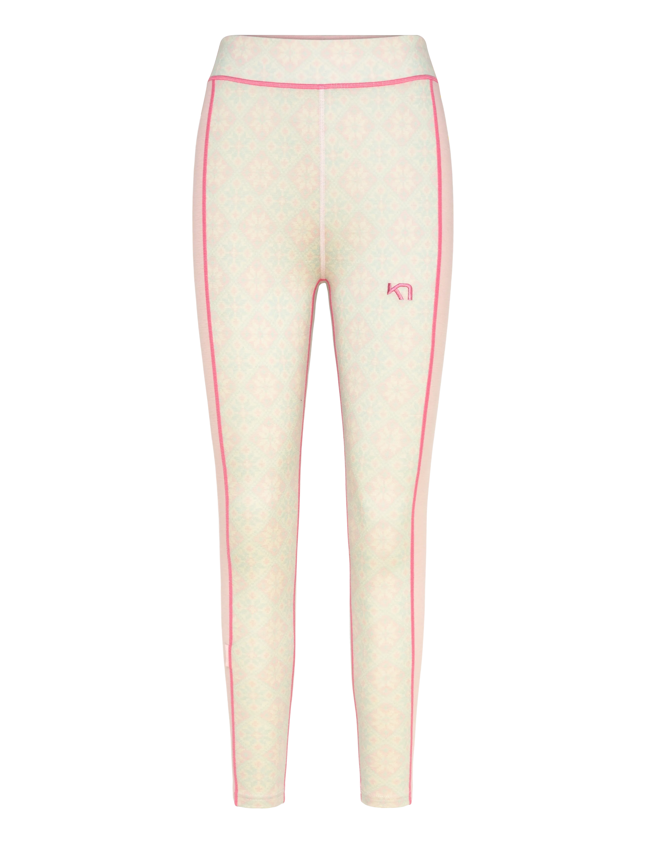 KARI TRAA Rose High Waist Hose Cream - XXL - Damen