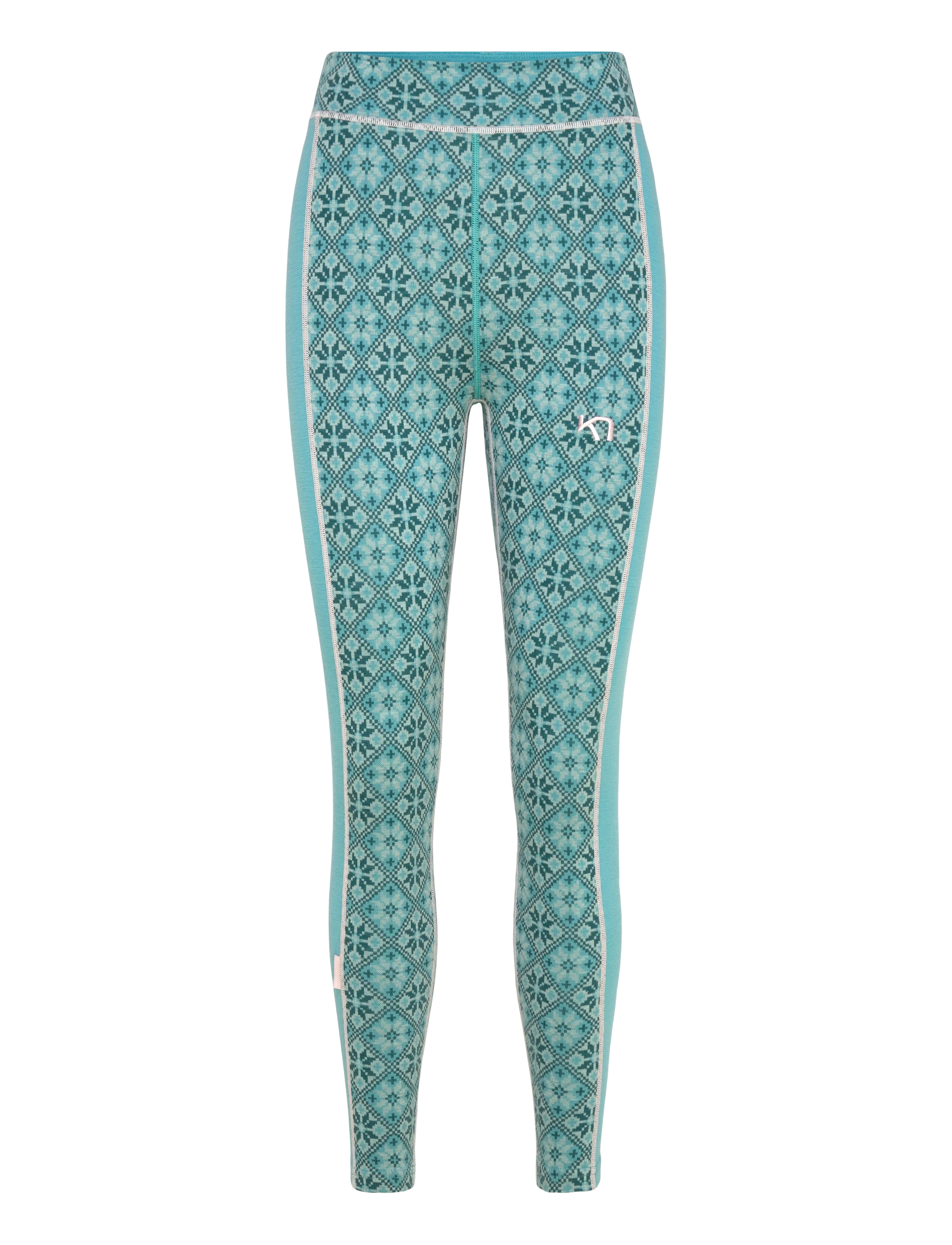 KARI TRAA Rose High Waist Hose Blau - S - Damen