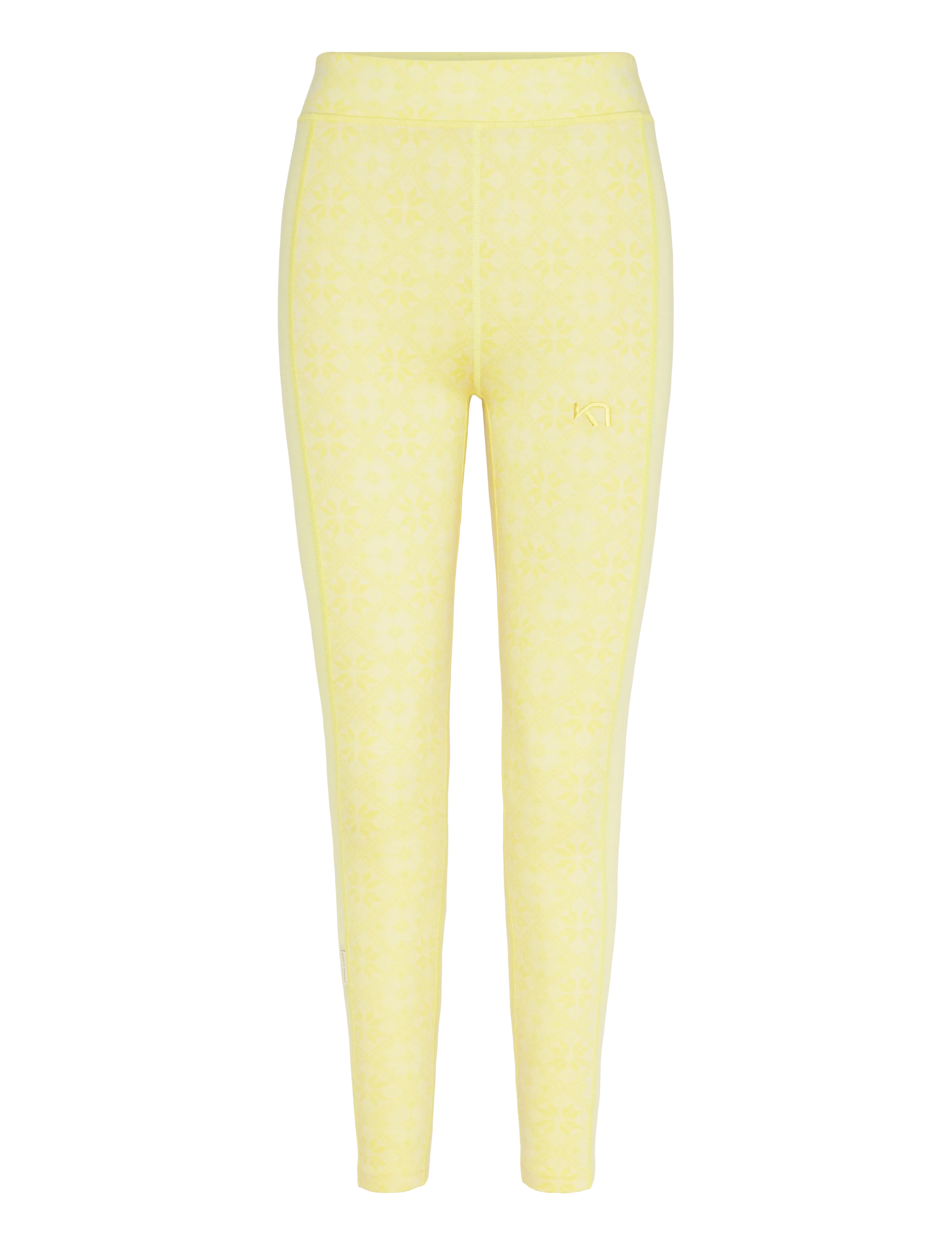 KARI TRAA Rose High Waist Hose Gelb - XS - Damen