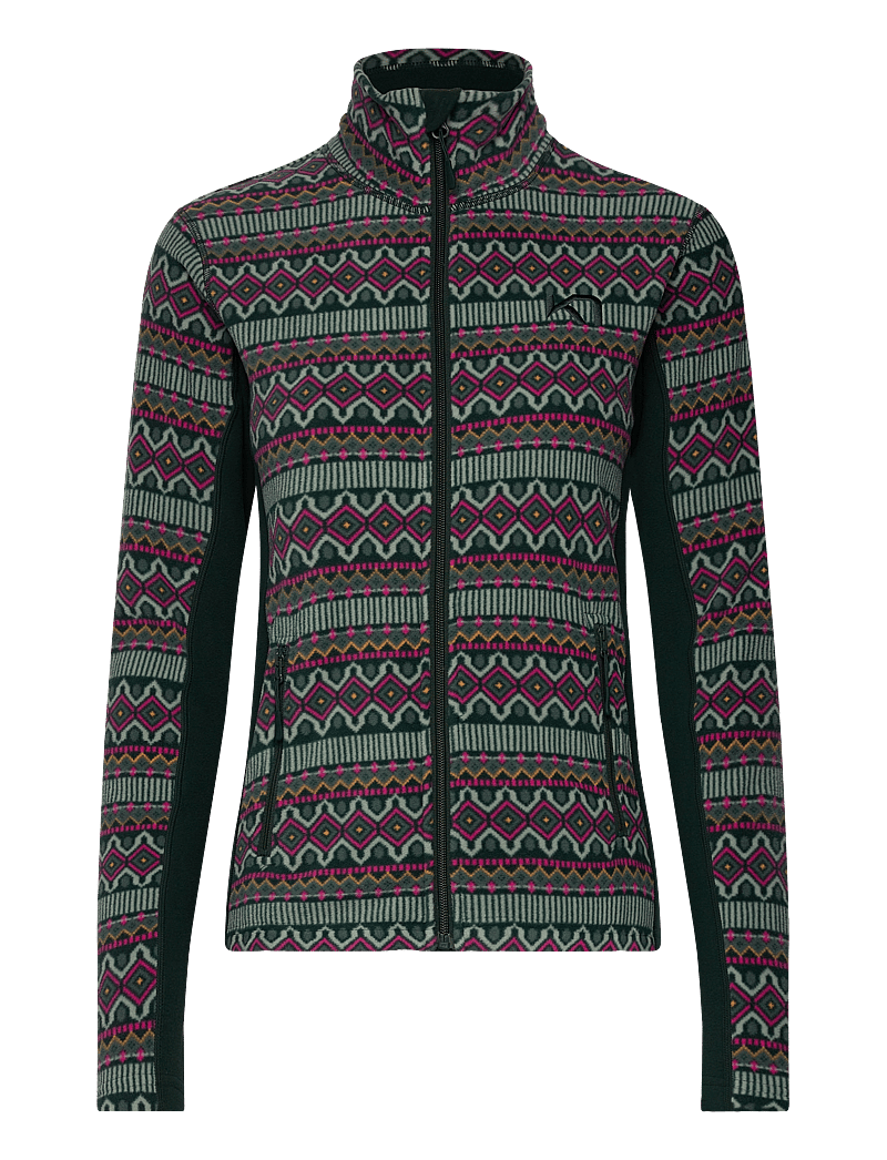 Kari Traa - OLGA FLEECE - oberteile - dark green - 1